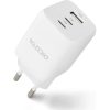 Dicota Compact GaN Charger 65W univerzális hálózati töltő adapter fehér EU