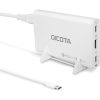 Dicota Desktop Charger 65W univerzális hálózati töltő adapter fehér (QC4.0/PD3.0)