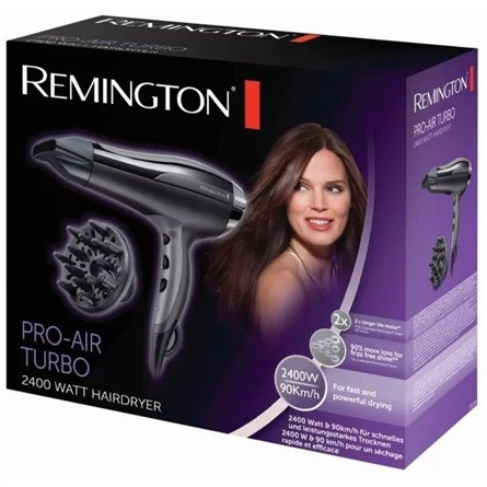 REMINGTON PRO-Air D5220 hajszárító, 2400W, ionizáció 90% több ion, 3 hőm., 2 seb., Turbo, Cool Shot