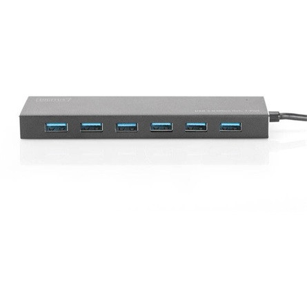 Digitus DA-70241-1 7-portos USB3.0 hub fekete
