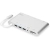 Digitus DA-70861 11-port USB-C dokkoló fehér