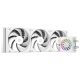 ID-Cooling CPU Water Cooler - DASHFLOW 360 XT LITE WHITE (25dB; max. 132,94 m3/h; 3x12cm, fehér)