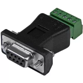   StarTech D-Sub 9pin -> Terminal block 5pin F/F adapter fekete RS422/RS485