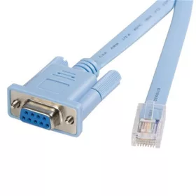   StarTech RJ45 -> Serial RS-232 M/F adatkábel 1.8m kék Cisco Console Management