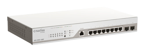 D-link 10-Port Gigabit PoE+ Nuclias Smart Managed Switch including 2x SFP Ports