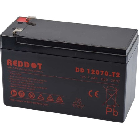Reddot 12V/7.0Ah Zárt gondozás mentes AGM akkumulátor (DD12070_F1)