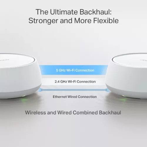 TP-LINK Deco BE25(2-pack) BE3600 egész otthont lefedő Mesh Wi-Fi 7 rendszer