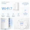 TP-LINK Deco BE85(2-pack) BE19000 egész otthont lefedő Mesh Wi-Fi 7 rendszer