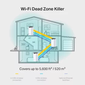   TP-LINK Deco S7(3-pack) AC1900 egész otthont lefedő Mesh Wi-Fi rendszer