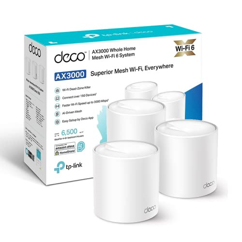 TP-LINK Deco X50(3-pack) AX3000 Whole Home Mesh WiFi 6 System