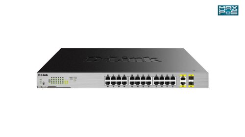 D-link 24-Port Desktop Gigabit PoE Switch with 2 x 100/1000Mbps Combo Ports