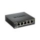 D-Link 5-port 10/100/1000 Gigabit Metal Housing Desktop Switch