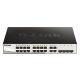 D-Link 16-port 10/100/1000 Gigabit Smart Switch including 4 Combo 1000BaseT/SFP