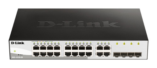 D-Link 16 10/100/1000 Base-T port with 4 x 1000Base-T /SFP ports