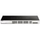 D-Link 24-port 10/100/1000 Gigabit Smart Switch including 4 Combo 1000BaseT/SFP