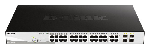 D-Link 24-port  PoE 10/100/1000 Base-T port with 4 x 1000Base-T /SFP ports