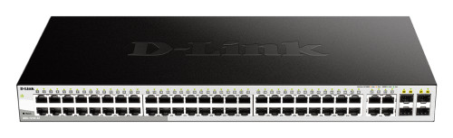 D-Link 48 10/100/1000 Base-T port with 4 x 1000Base-T /SFP ports