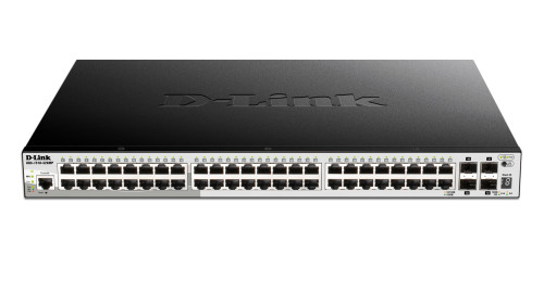 D-link 52-Port Gigabit Stackable POE Smart Managed Switch including 4 10G SFP+ P