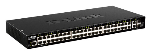 D-link 48 ports GE + 2 10GE ports + 2 SFP+ Smart Managed Switch  - Smart Managed