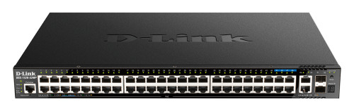 D-Link D-lonk 44 ports GE PoE + 4 ports 2.5 GE PoE + 2 10 GE ports + 2 SFP+ Smart Manag