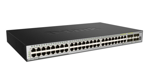 D-link xStack  44-port GE and 4-port Combo 4-port Combo 1000BaseT/SFP plus 4 10G