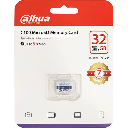 Dahua MicroSD kártya -  32GB microSDXC (UHS-I; exFAT; 90/15 Mbps)