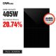 DAH Solar DHM-54X10/FS(BB) 405W Full Screen Full Black with white backsheet Mono