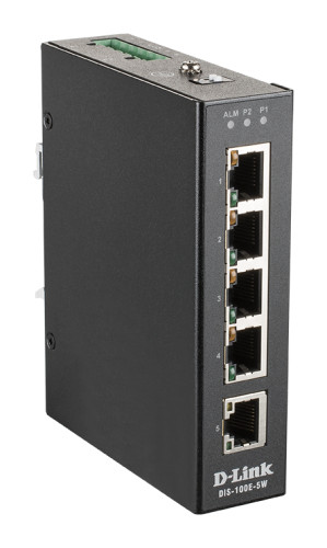 D-link 5 Port Unmanaged Switch with 5 x 10/100 BaseT(X) ports