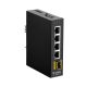 D-link 5 Port Unmanaged Switch with 4 x 10/100/1000BaseT(X) ports & 1 x 100/1000