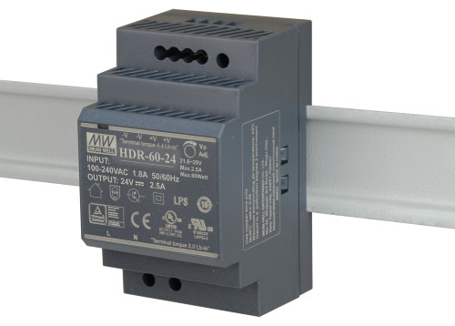 D-link 60W Ultra slim design with 52.5mm (3SU) width Power Supply
