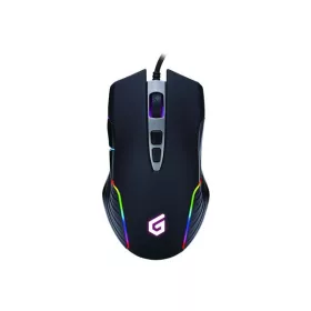   Conceptronic Egér - DJEBBEL03B (Optikai, 7200DPI, 7 programozható gomb, 150 cm harisnyázott kábel, fekete/RGB)