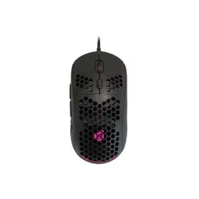   Conceptronic Egér - DJEBBEL04B (Optikai, 6400DPI, 6 programozható gomb, 160 cm harisnyázott kábel, fekete)