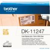 Brother DK-11247 102×164mm 30,48m Black on White címketekercs fekete-fehér