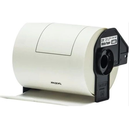 Brother DK-11247 102×164mm 30,48m Black on White címketekercs fekete-fehér