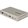 StarTech USB C DOCK DP 4K30HZ OR VGA OR VGA/65W PD/4-PORT USB HUB/GBE