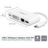 StarTech USB-C ADAPTER MULTIPORT DVI DVI-I RJ45 USB-A