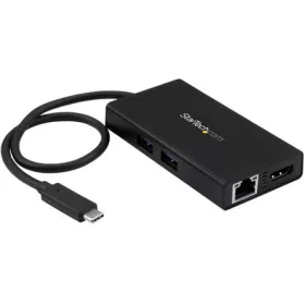   StarTech Multiport  USB-C / Thunderbolt -> HDMI 1.4 Ethernet 1Gb/s USB-C USB-A 3.0 F/F adapter szürke