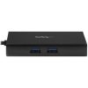 StarTech Multiport  USB-C / Thunderbolt -> HDMI 1.4 Ethernet 1Gb/s USB-C USB-A 3.0 F/F adapter szürke 100W PD 3.0; DP Al