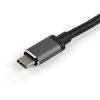 StarTech USB-C / Thunderbolt -> HDMI 1.4 3db USB-A 3.0 Gigabit LAN VGA M/F adapter 0.25m szürke 100W PD