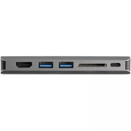 StarTech USB-C / Thunderbolt -> HDMI 1.4 3db USB-A 3.0 Gigabit LAN VGA M/F adapter 0.25m szürke
