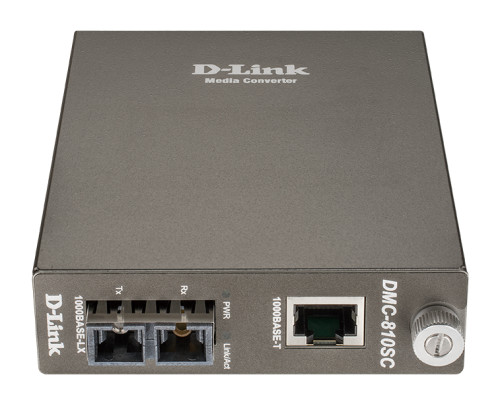 D-Link 1000BaseT to 1000BaseLX (SC) Singlemode Media Converter