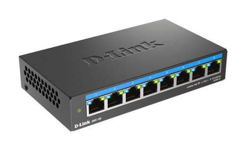 D-link 8 ports 2.5G/MultiGig PoE Unmanaged Switch, Metal