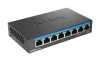 D-link 8 ports 2.5G/MultiGig PoE Unmanaged Switch, Metal