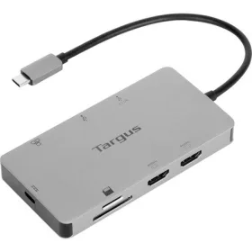   Targus Dual HDMI 4K Docking Station 8-port USB-C dokkoló ezüst