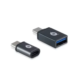   Conceptronic átalakító - DONN04G 2-Pack (USB-C to USB-A + USB-C to MicroUSB, fekete)