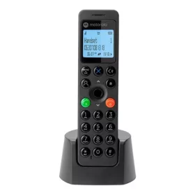   MOTOROLA DOT201 telefon készülék (vezeték nélküli, kijelző, DECT) FEKETE