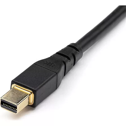 StarTech Mini DisplayPort 1.4 -> DisplayPort 1.4 M/M video kábel 1m fekete 34 AWG