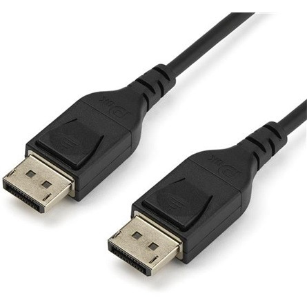 StarTech DisplayPort 1.4 -> DisplayPort 1.4 M/M video kábel 2m fekete