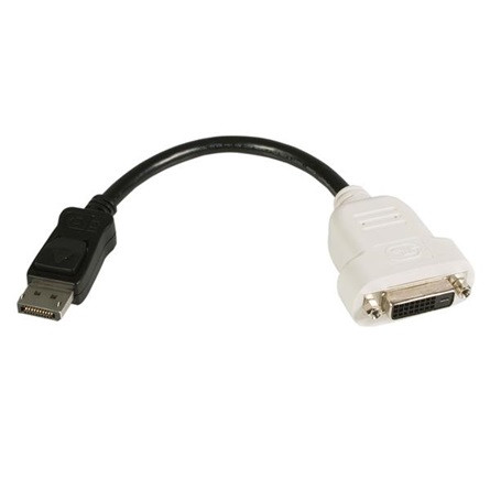 StarTech Displayport -> DVI-D M/F adapter 0.2m fekete