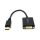 StarTech Displayport -> DVI-I M/F adapter 0.1m fekete